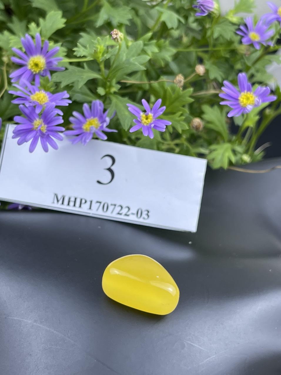 Mặt đá hổ phách vàng MHP170722-03