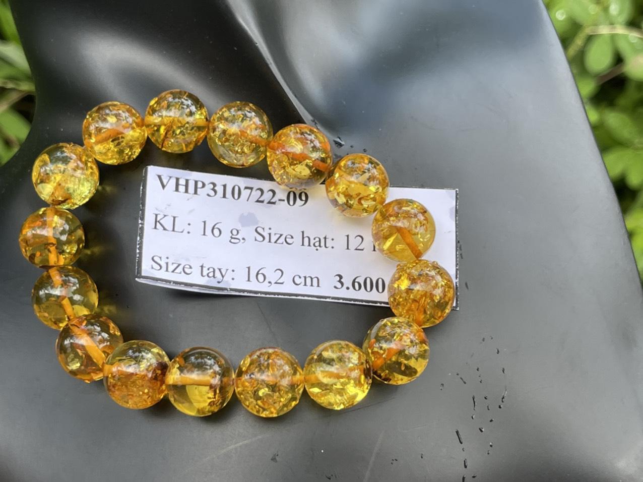 Vòng Tay Hổ Phách Tự Nhiên Nguyên Khối Cổ Đại VHP310722-09 – Sự Kết Hợp Hoàn Hảo Giữa Nghệ Thuật, Năng Lượng Và Thời Gian