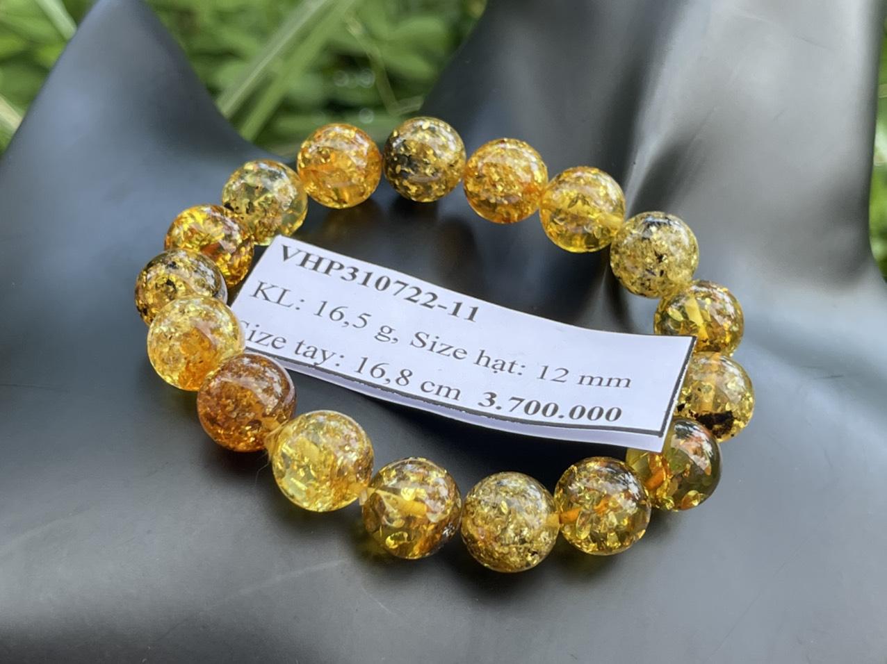 Vòng hổ phách Nga tự nhiên VHP310722-11