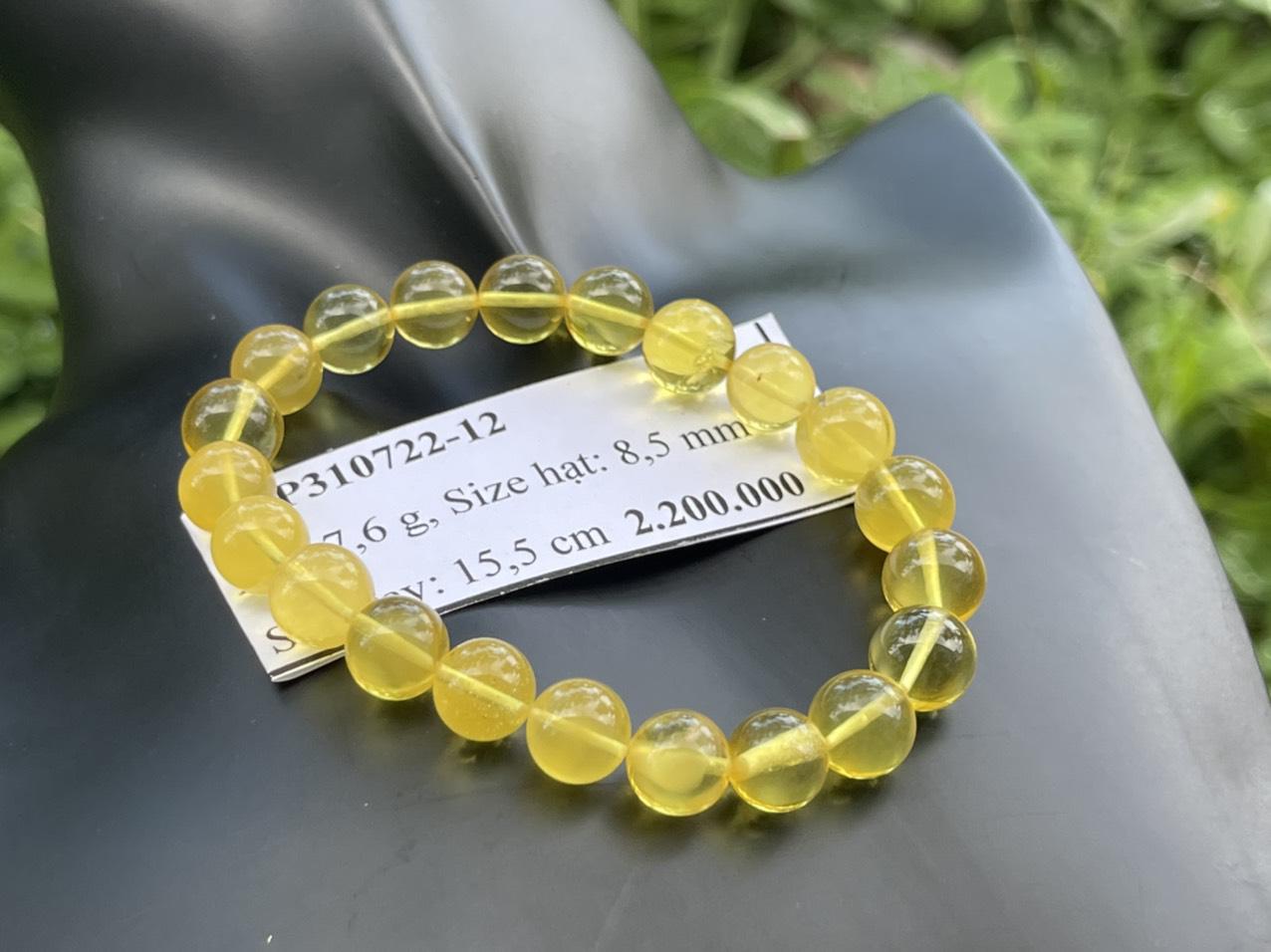 Vòng đeo tay hổ phách Nga VHP310722-12