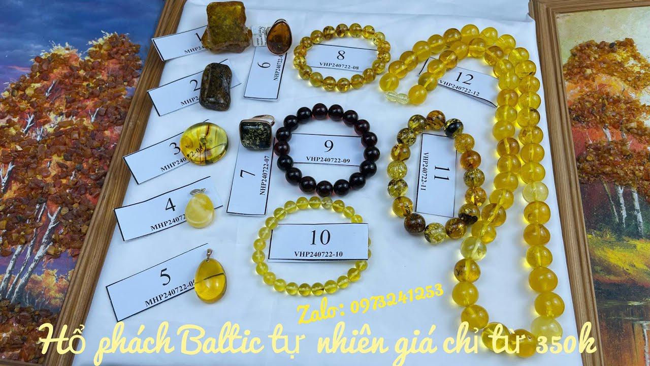 Hổ phách Baltic tự nhiên giá chỉ từ 350k 25/7/2022