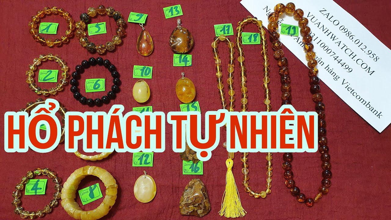 Vòng Hổ Phách Tự Nhiên Mới về | Hổ phách Nga Baltic