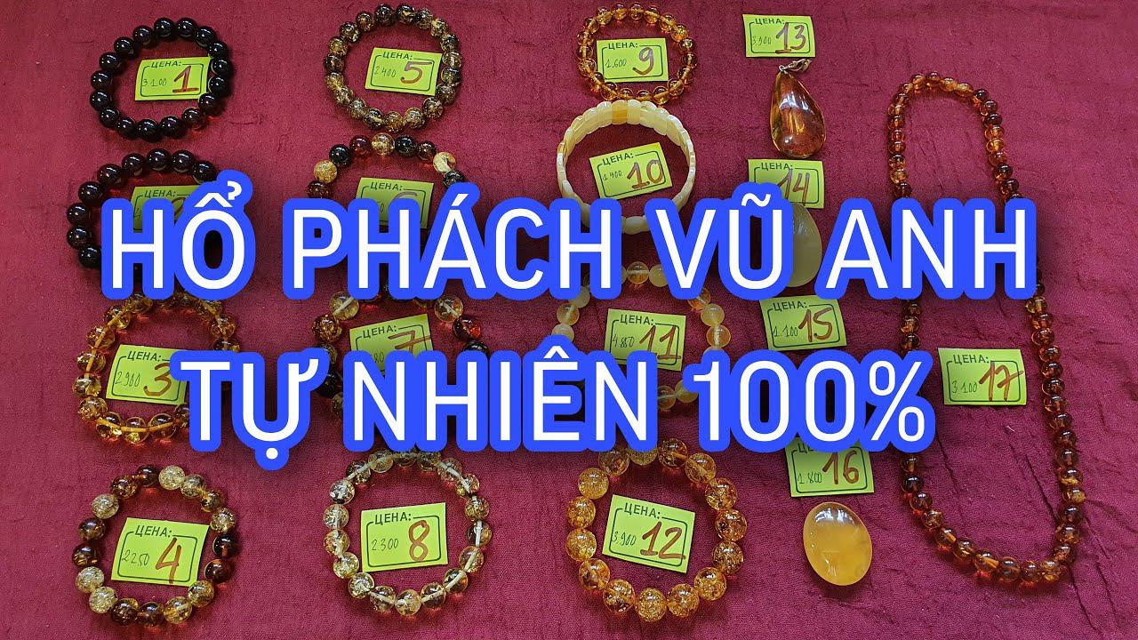 Vòng Hổ Phách tự nhiên Nga Baltic tự nhiên tuyển chọn