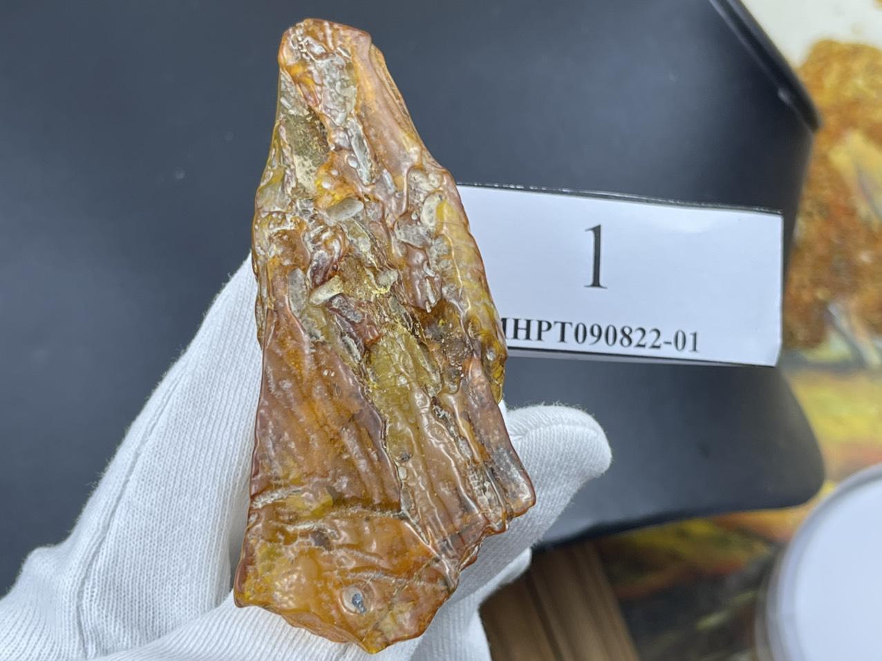 Mặt hổ phách thô MHPT090822-01