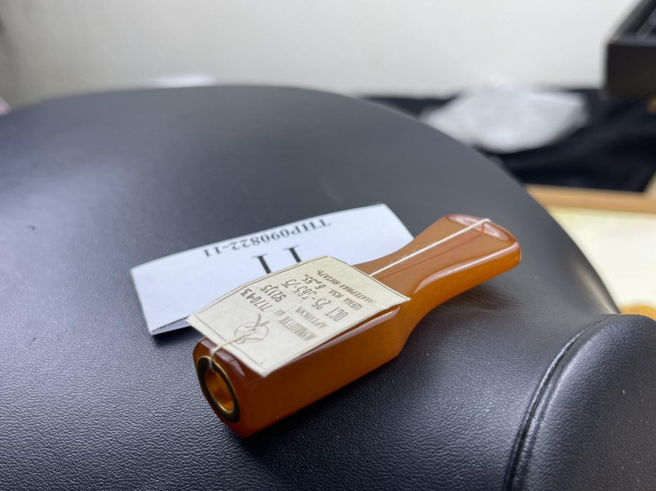 Tẩu thuốc Hổ Phách Nga nguyên tag, hộp TAUHP090822-11