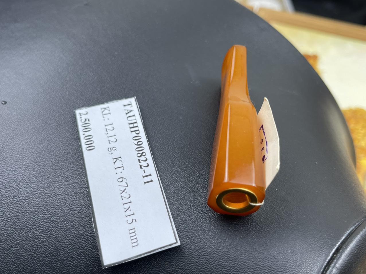 Tẩu thuốc Hổ Phách Nga nguyên tag, hộp TAUHP090822-11
