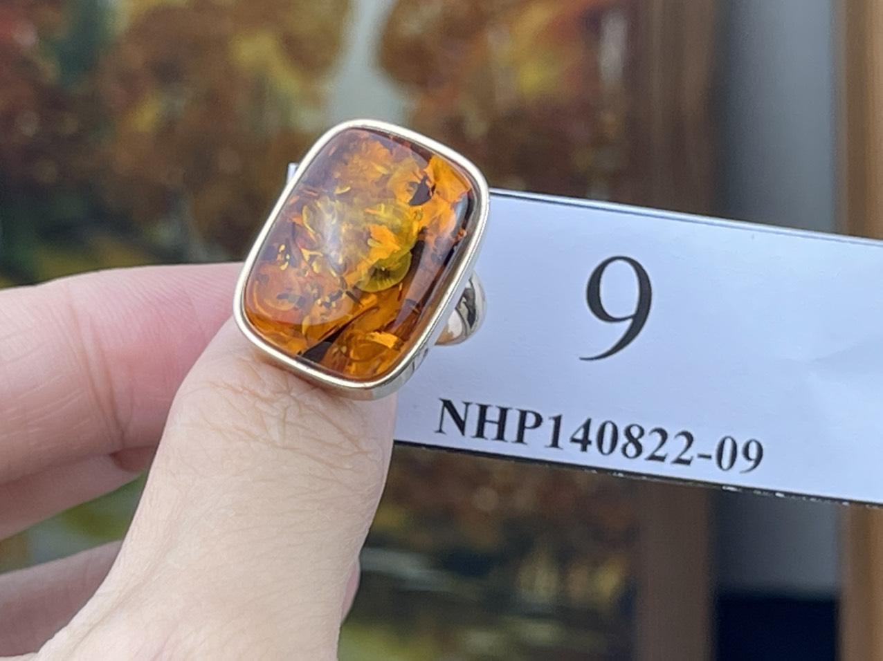 Nhẫn hổ phách NHP140822-09