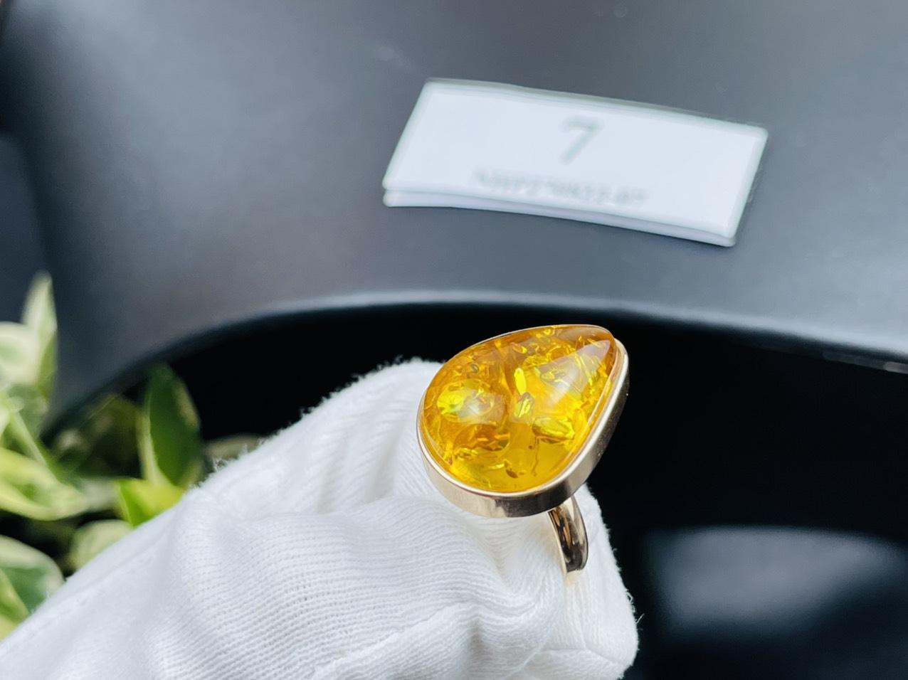 Nhẫn hổ phách NHP270822-07