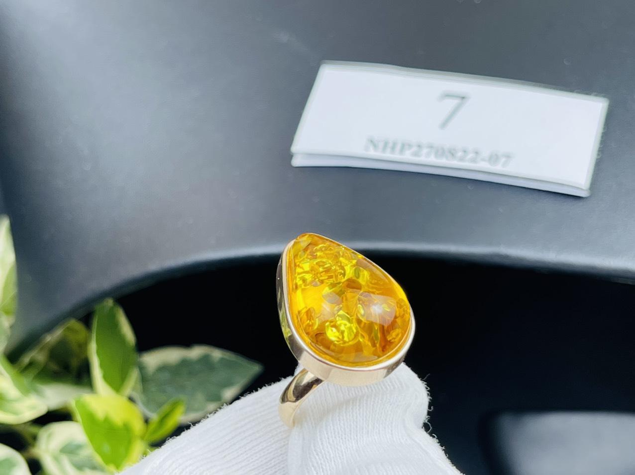 Nhẫn hổ phách NHP270822-07