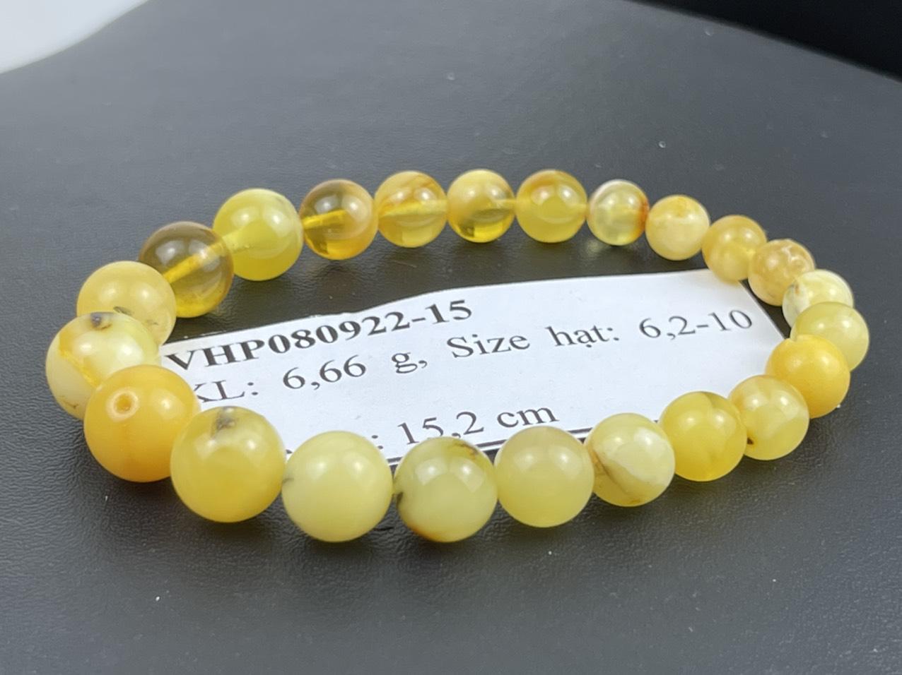 Vòng hổ phách VHP080922-15