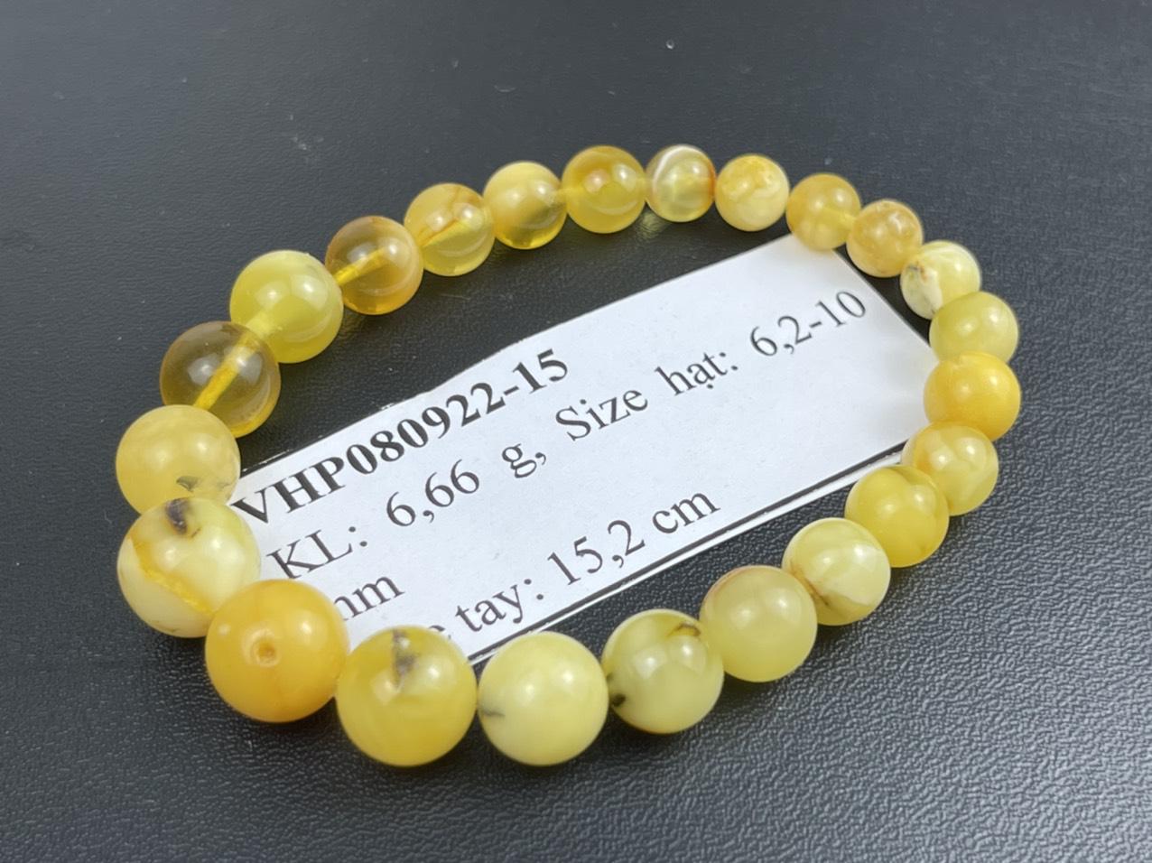 Vòng hổ phách VHP080922-15