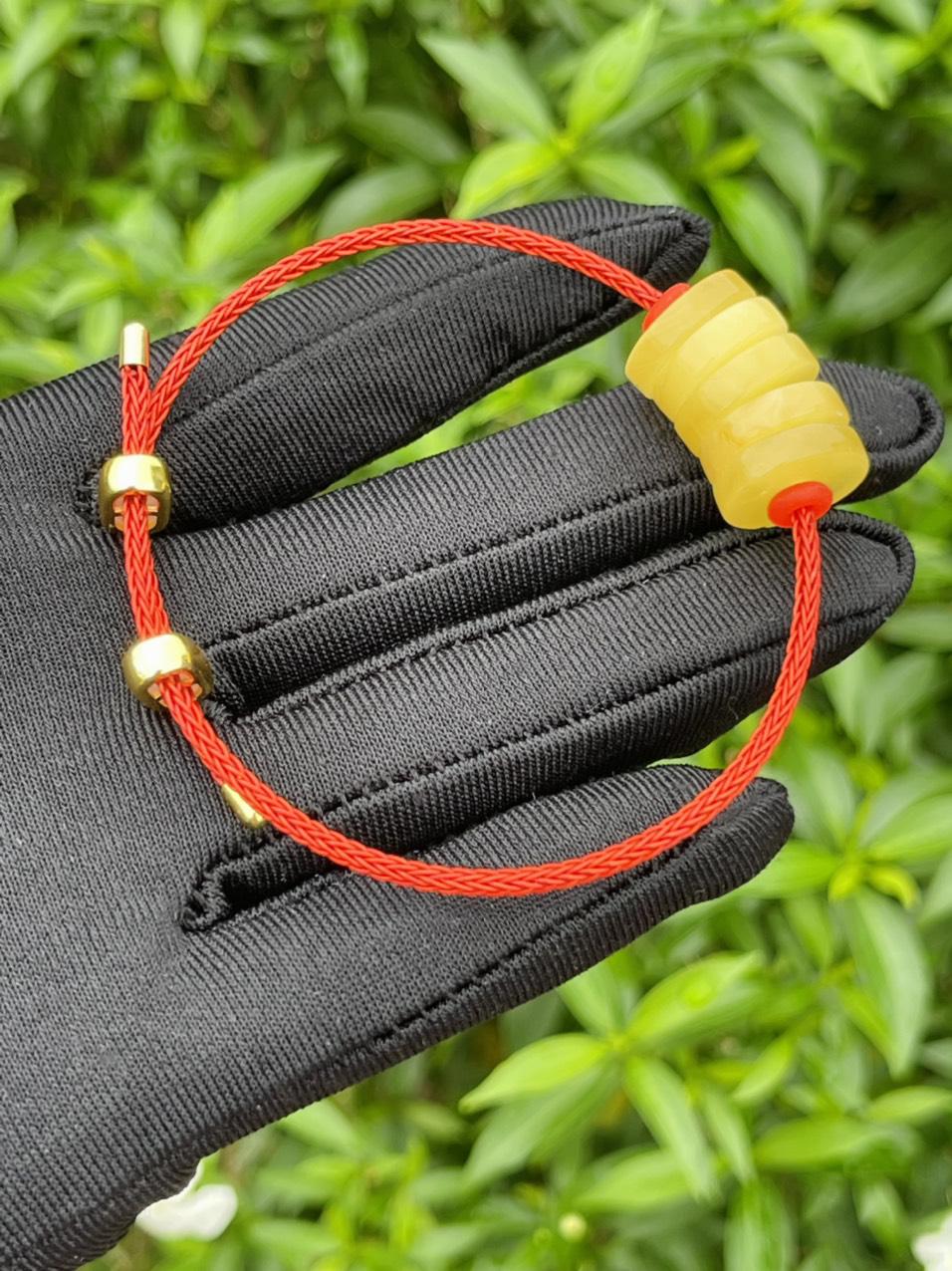 Vòng Hổ Phách ngũ điếu tài lộc