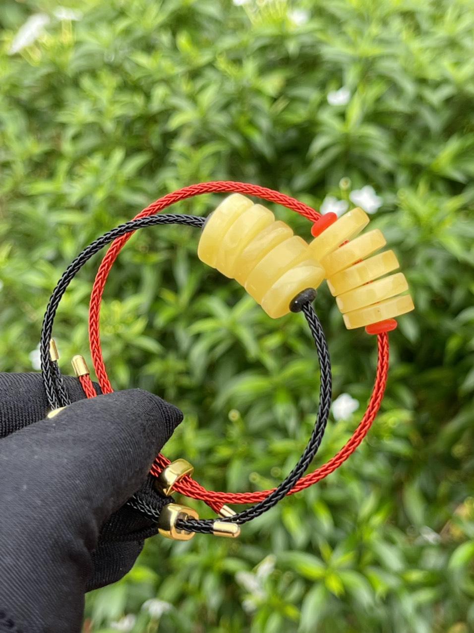 Vòng Hổ Phách ngũ điếu tài lộc