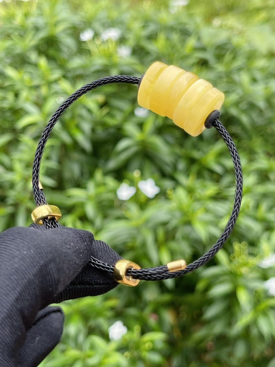Vòng Hổ Phách ngũ điếu tài lộc