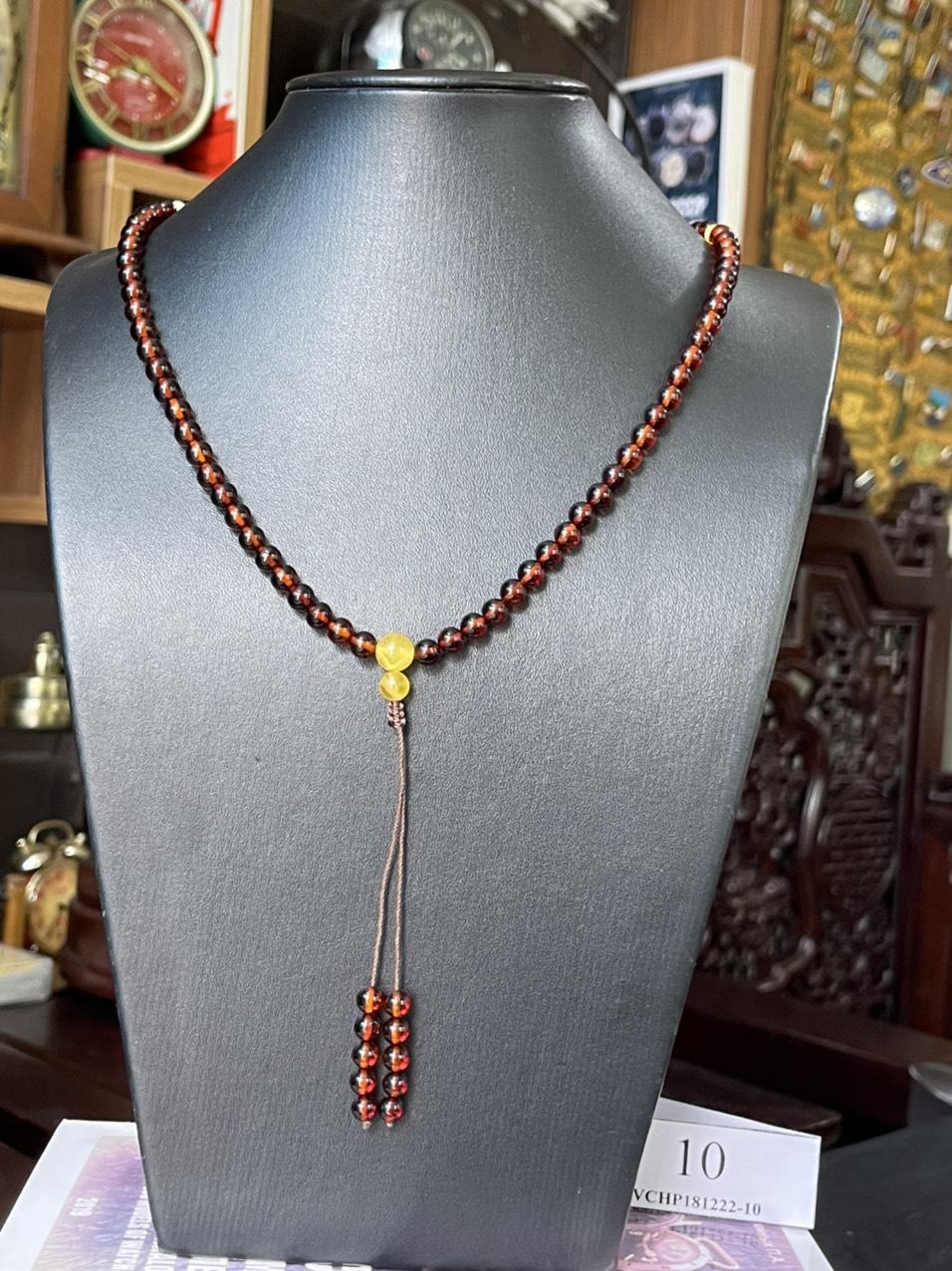 Vòng cổ Hổ phách VCHP181222-10