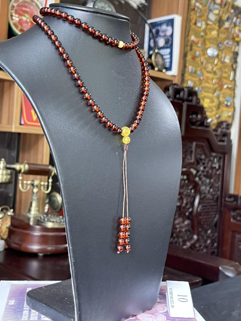 Vòng cổ Hổ phách VCHP181222-10