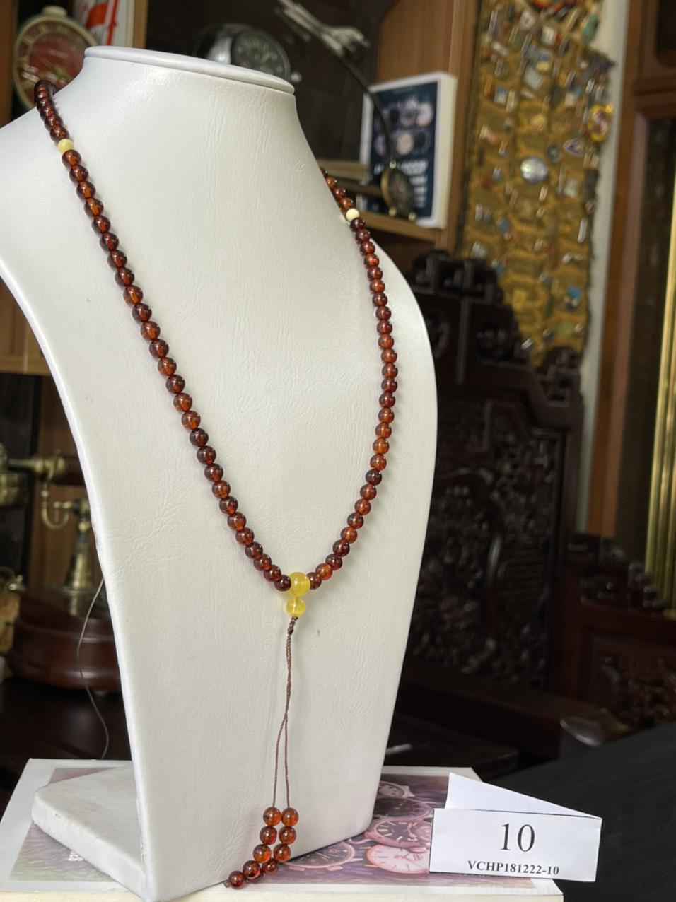 Vòng cổ Hổ phách VCHP181222-10