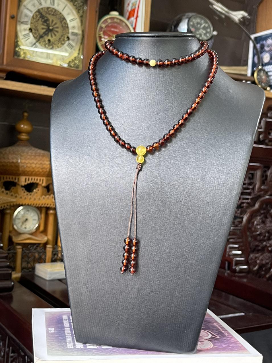 Vòng cổ Hổ phách VCHP181222-10
