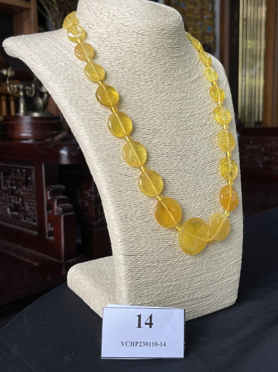 Vòng cổ hổ phách VCHP230110-14