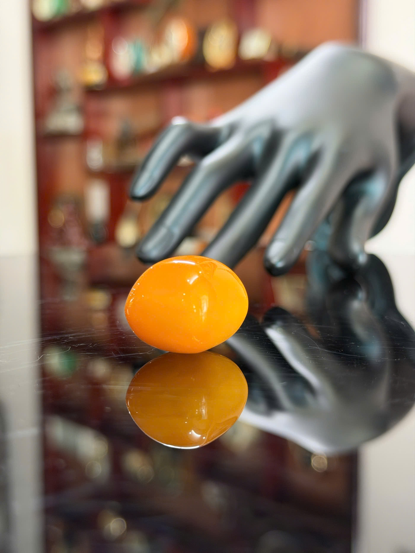 Viên Hổ Phách Baltic Tự Nhiên Nguyên Khối 22mm – Mã 170326-01 | 5,81g | Chế Tác Mặt Dây Chuyền và Nhẫn Cao Cấp