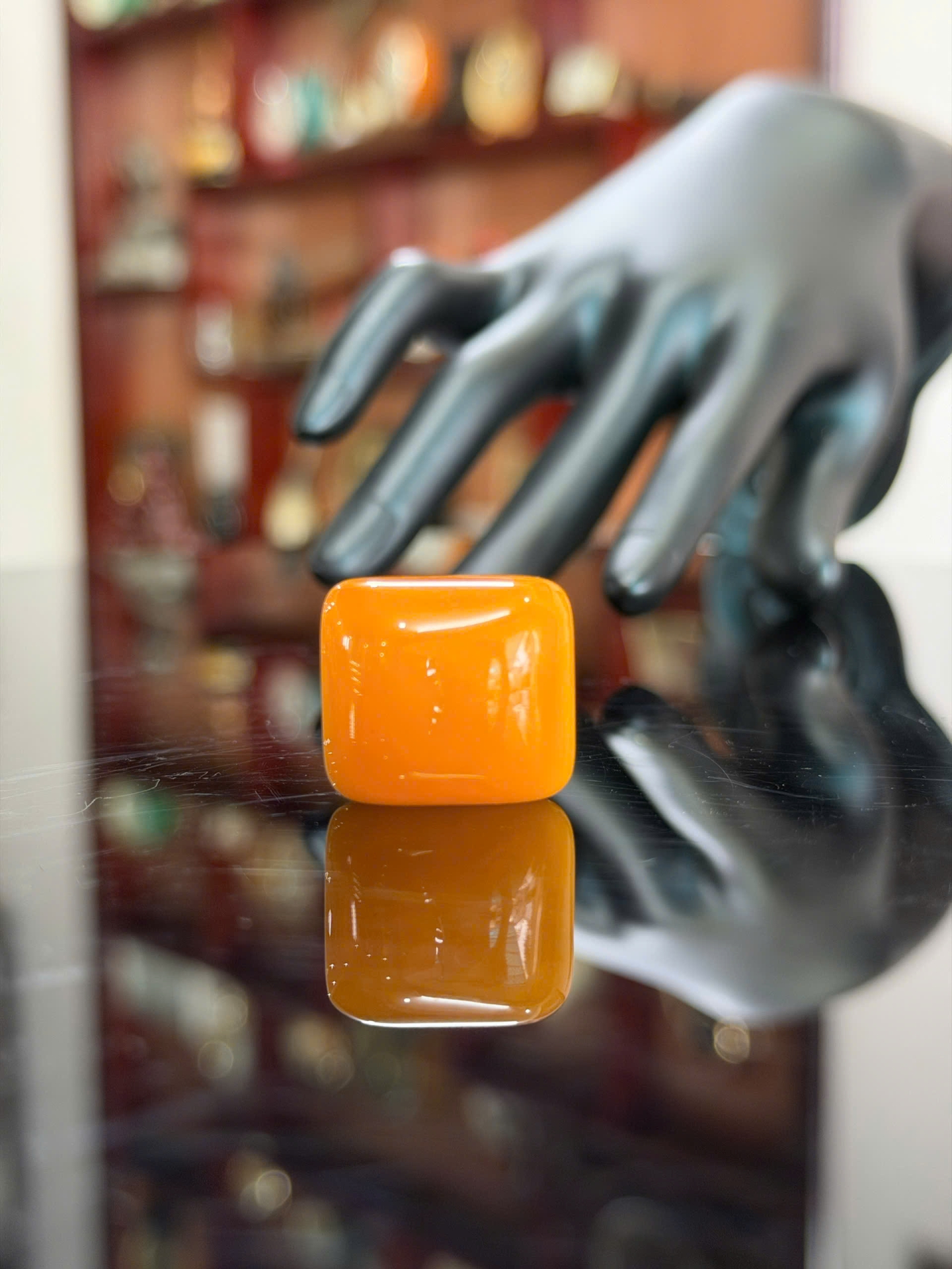 Viên Hổ Phách Baltic Tự Nhiên Nguyên Khối 22mm – Mã 170326-01 | 5,81g | Chế Tác Mặt Dây Chuyền và Nhẫn Cao Cấp