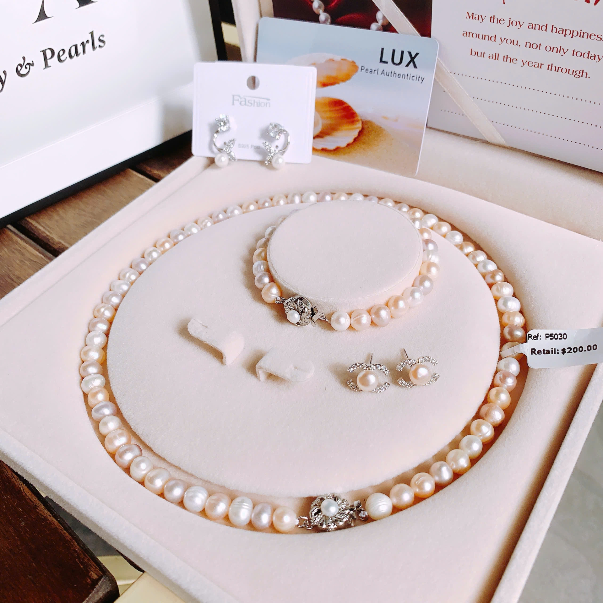 Set Ngọc Trai Tứ Quý Phong Thủy  – Bộ Trang Sức Sang Trọng, Ý Nghĩa Và Giá Trị Vượt Trội 252NT030