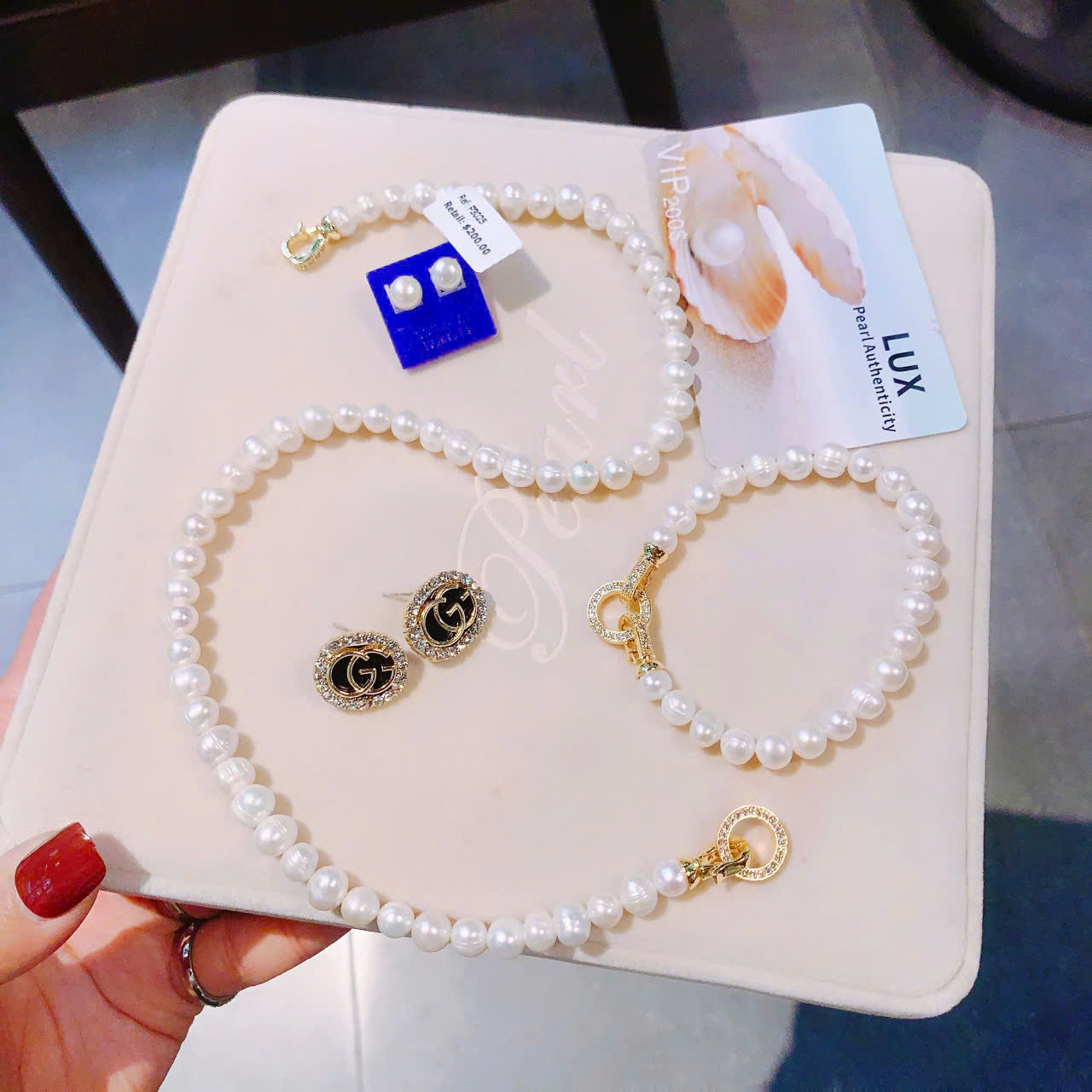 Set Trang Sức Ngọc Trai Thật Cao Cấp – Món Quà Tinh Tế Cho Phái Đẹp