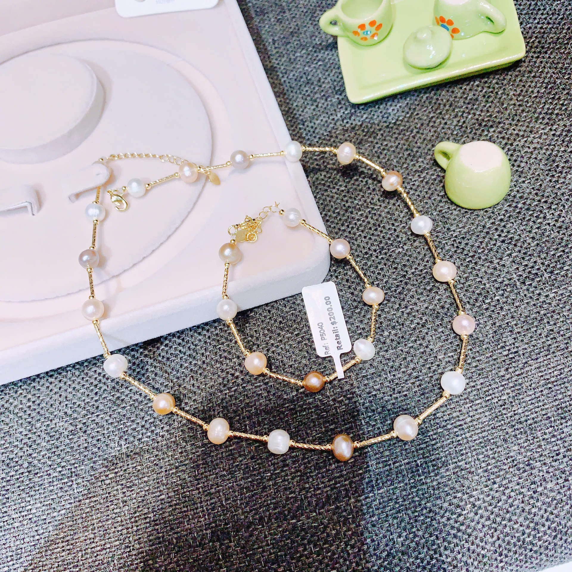 Ngọc Trai Thiên Nhiên Ánh Hồng – Sang Trọng, Tinh Tế, Quý Phái 252NT029
