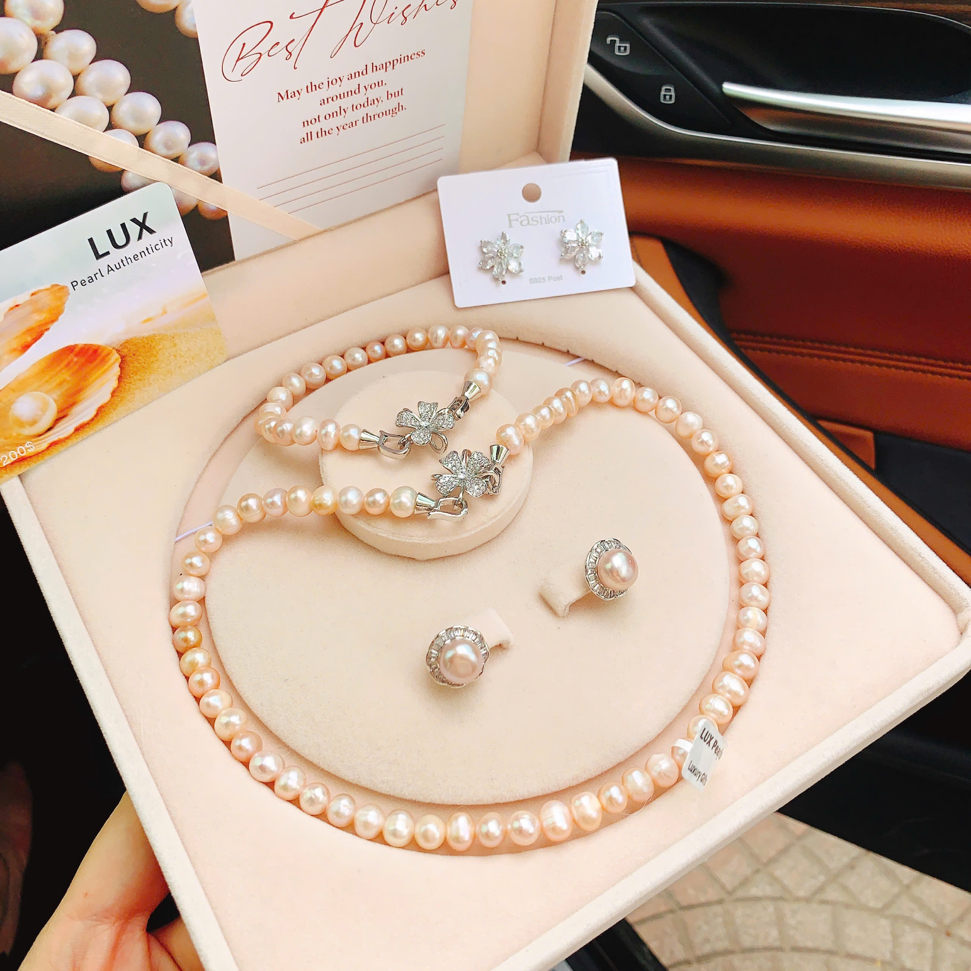 Vòng Ngọc Trai P3075 Ánh Hồng – Sang Trọng, Tinh Tế & Chuẩn Khí Chất Quý Cô