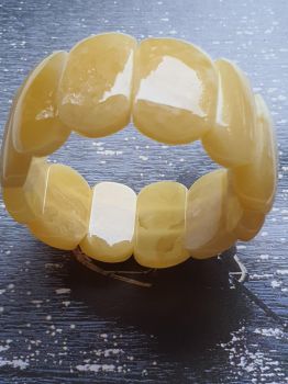 Vòng hổ phách Nga Baltic VHP130820-08 27x8 ly 34,9g size 16,5