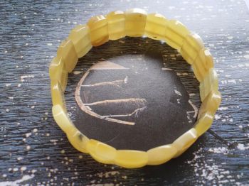 Vòng hổ phách Nga Baltic VHP130820-11 21x3,7ly 12g size 16,7