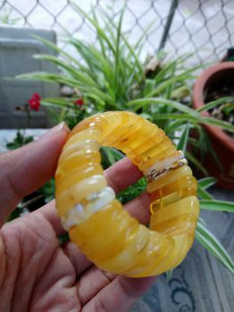 Vòng hổ phách Nga Baltic VHP24920-10 28x10 16,5cm 42,2g