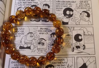 Vòng hổ phách Nga Baltic VHP181120-09 9,5ly 9,2g size 16,2