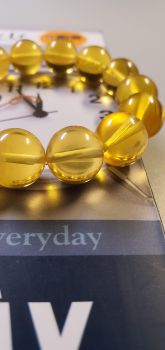 Vòng hổ phách Nga Baltic VHP241220-16 12,5ly 16,3g size 16,5