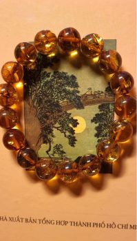 Vòng hổ phách Nga Baltic VHP021220-04 10ly 10g size 15,8