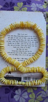 Vòng cổ hổ phách Nga Baltic VCHP130120-25 49g 58cm 12,3ly