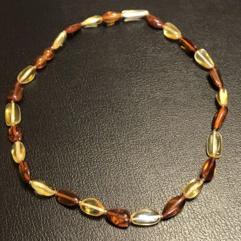 Vòng Hổ phách cho bé - Vòng cổ 03