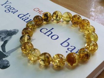 Vòng hổ phách Nga Baltic VHP220321-06 9,5ly 8,7g size 15