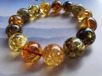 Vòng hổ phách Nga Baltic VHP220321-11 13ly 19g size 16,5