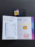 Hổ phách với côn trùng cổ đại to khổng lồ, tự nhiên 100% 12072122