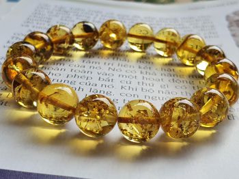 Vòng hổ phách Nga Baltic VHPMS126-11 10,5ly 11,6g size 16,5