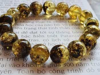 Vòng hổ phách Nga Baltic VHPMS129-06 10ly 9,6g size 15