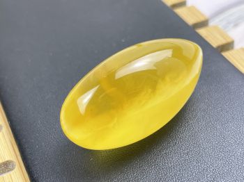 Mặt hổ phách MHP251121-11 17,3g 52x25x25 mm