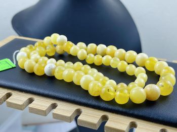 Vòng cổ hổ phách VCHP251121-15 25g 9 ly size 52 cm