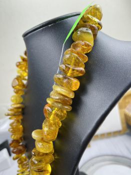 Vòng cổ hổ phách VCHP251121-17 134g 19 ly size 62 cm