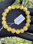Vòng hổ phách Nga vàng bơ VHP030122-04 10g 10 ly size 15,4 cm
