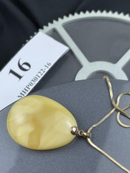 Mặt dây chuyền Hổ phách MHP030122-16