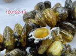 Mặt dây chuyền Hổ Phách bọc bạc hình chú rùa xinh xắn MHP120122-19