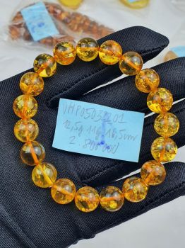 Khám phá vòng hổ phách Nga Baltic tự nhiên 100% – Món quà sang trọng và ý nghĩa VHP050322-01