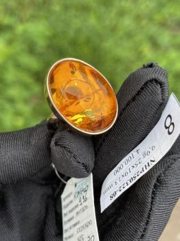 Nhẫn hổ phách NHP250322-08